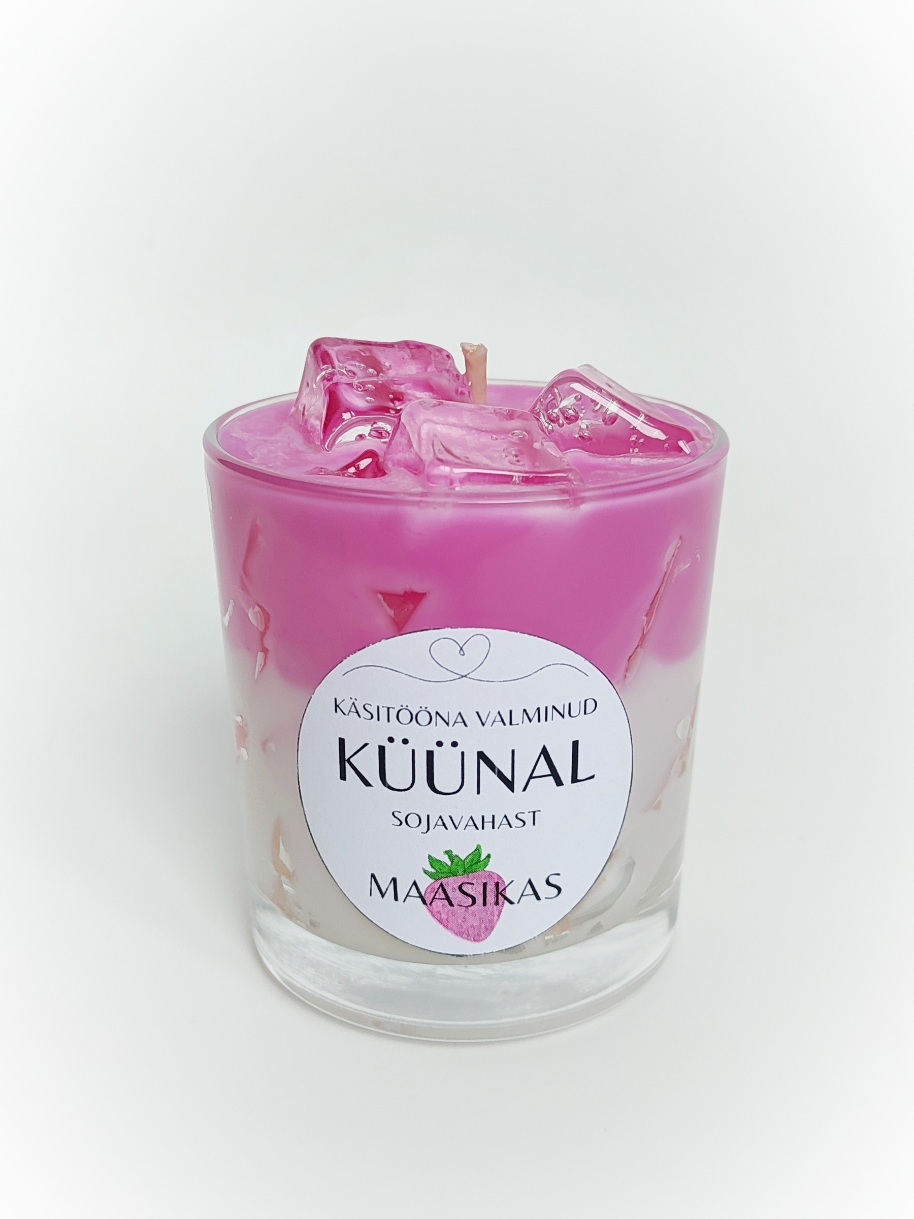 kuuvalge e-pood käsitööküünal sojavahaküünal kuuvalge