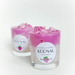 kuuvalge e-pood käsitööküünal sojavahaküünal kuuvalge