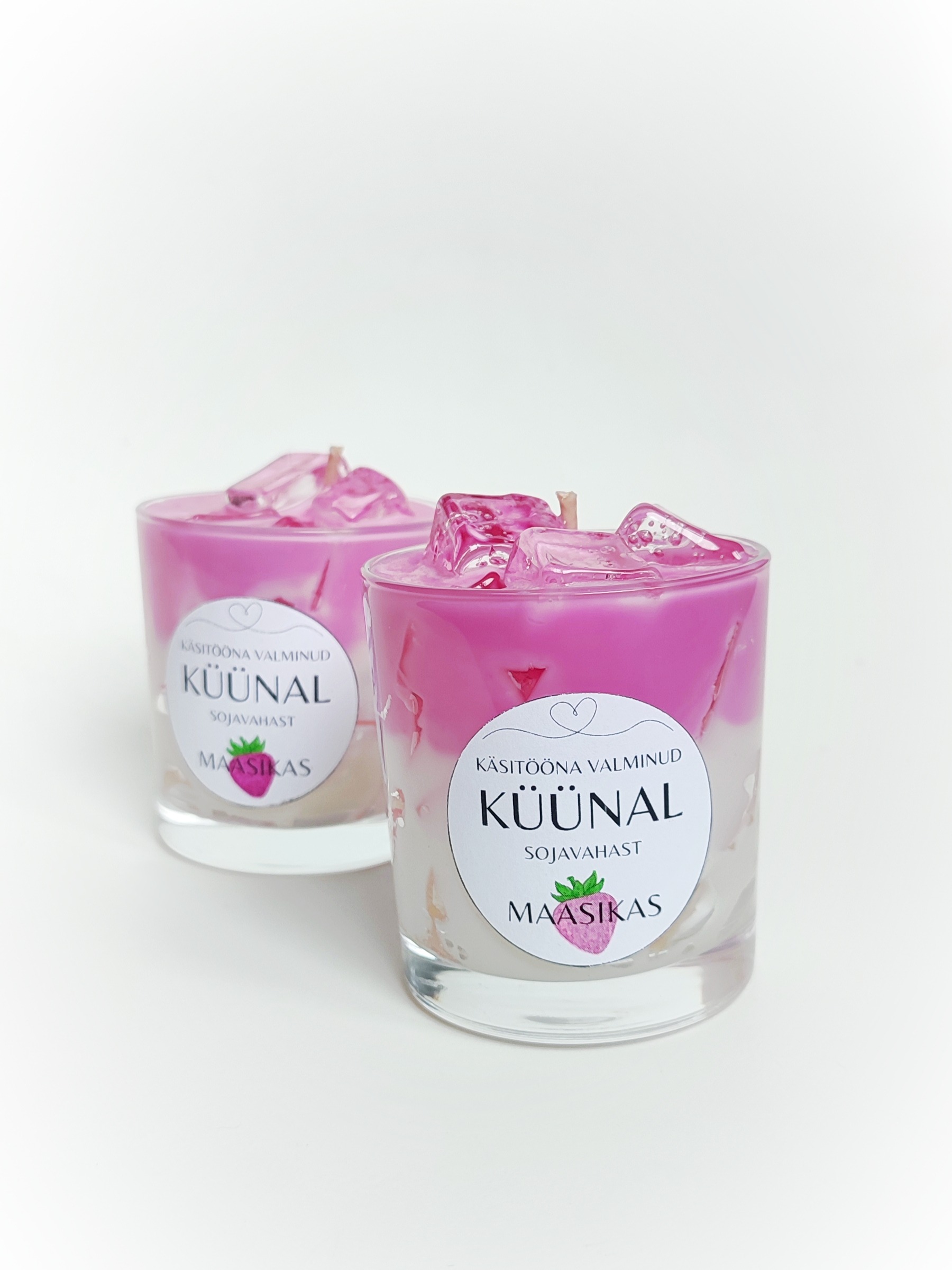 kuuvalge e-pood käsitööküünal sojavahaküünal kuuvalge