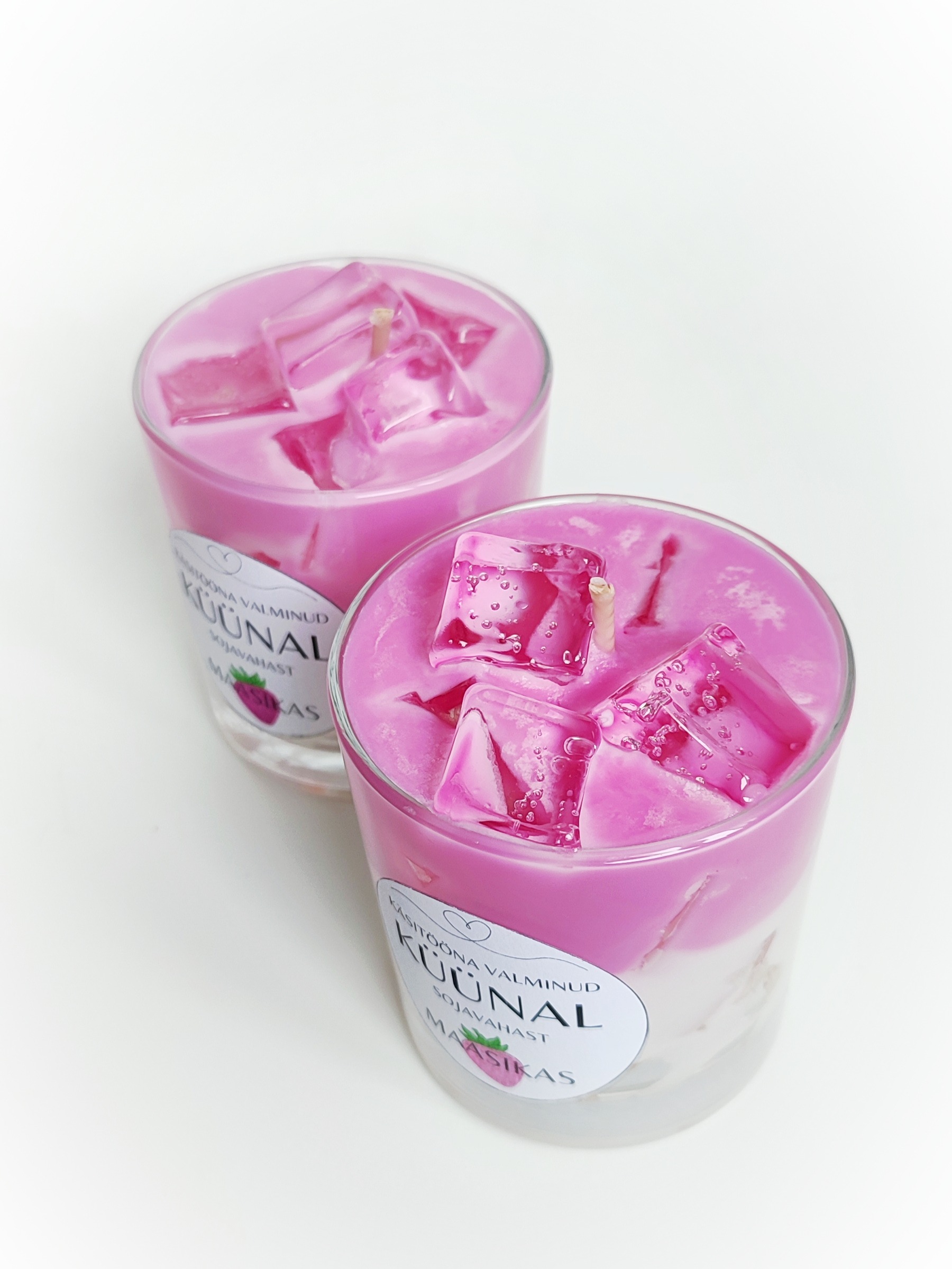 kuuvalge e-pood käsitööküünal sojavahaküünal kuuvalge