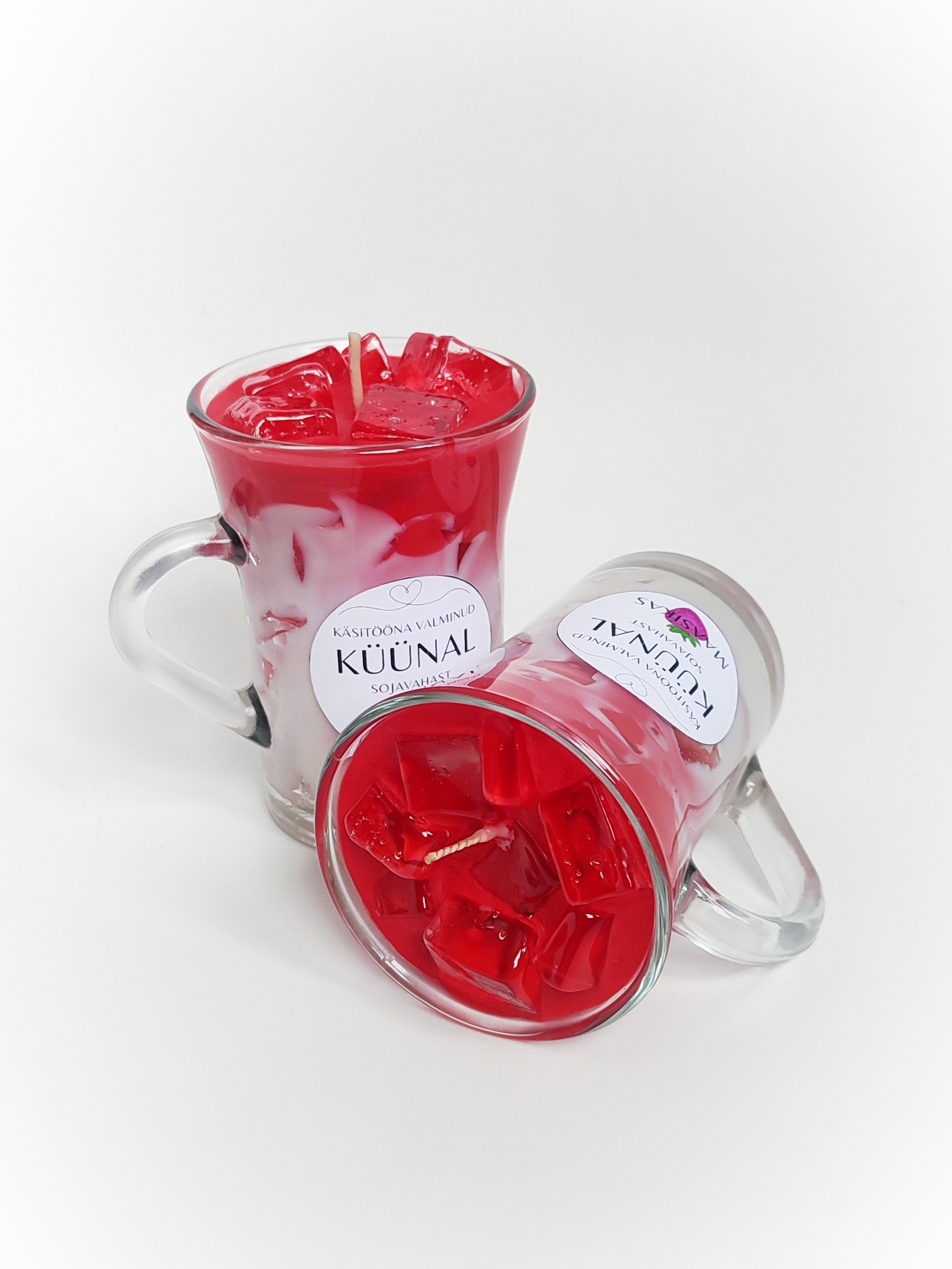 kuuvalge e-pood käsitööküünal sojavahaküünal kuuvalge