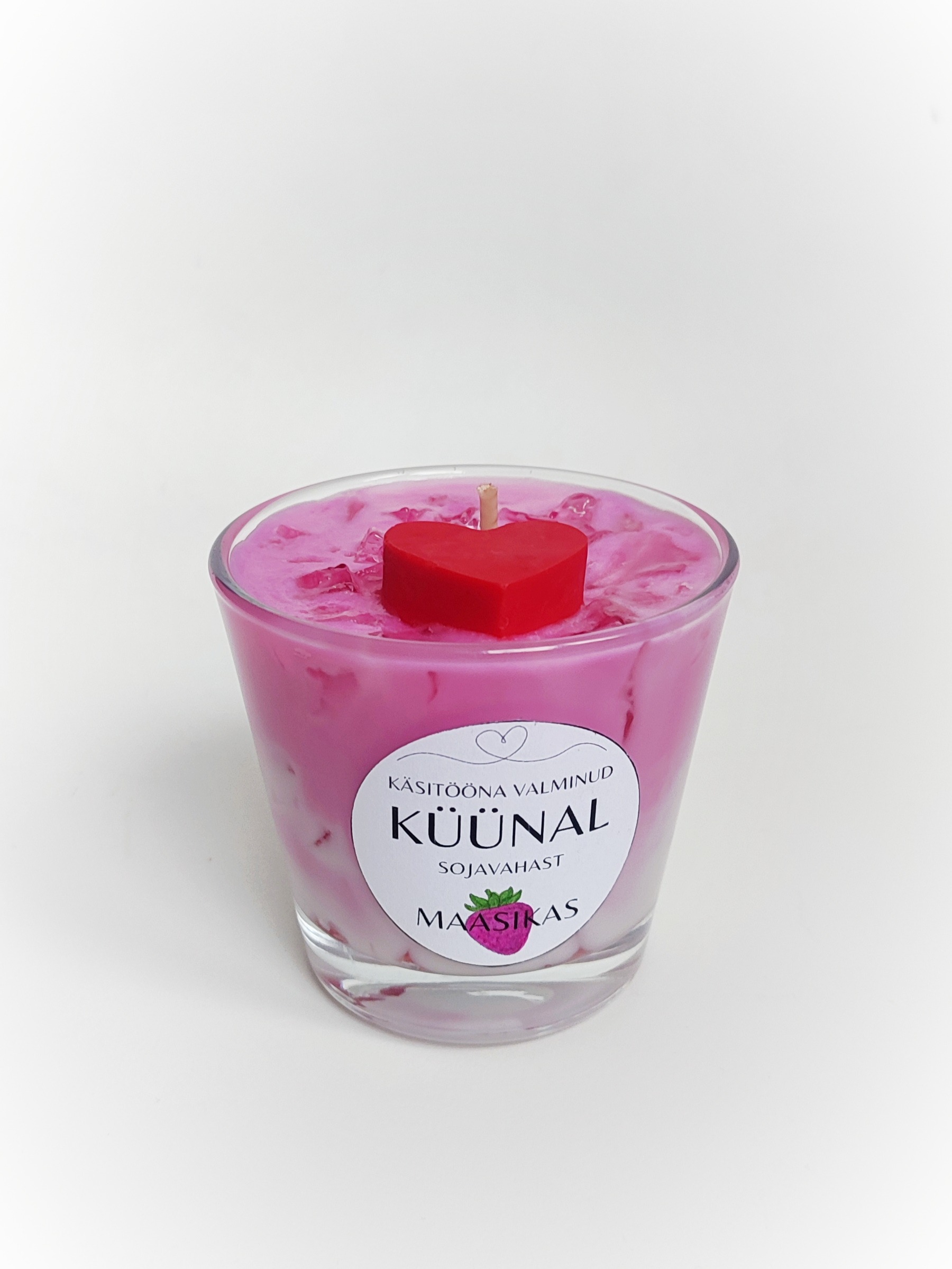 kuuvalge e-pood käsitööküünal sojavahaküünal kuuvalge