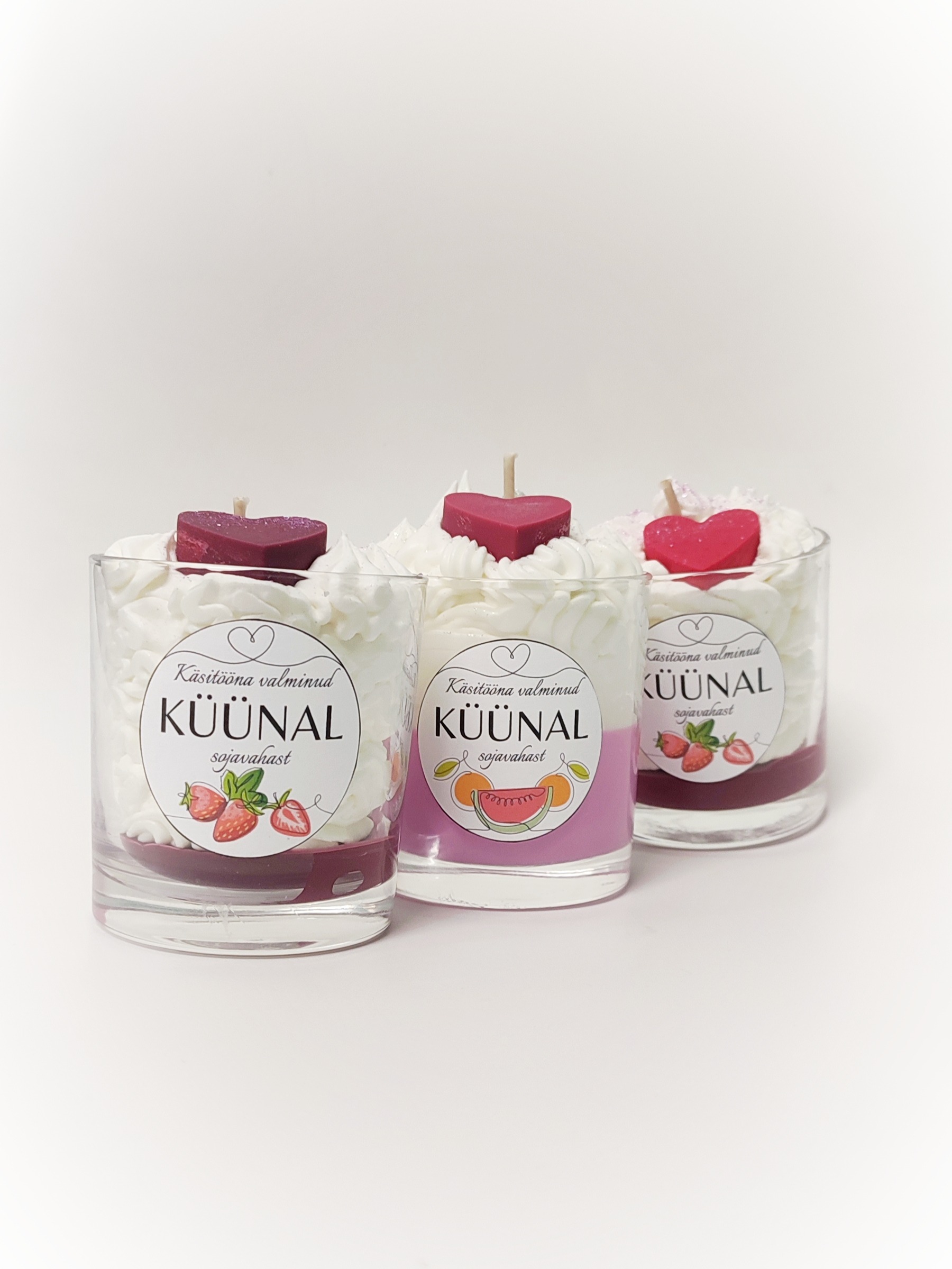 kuuvalge e-pood käsitööküünal sojavahaküünal kuuvalge